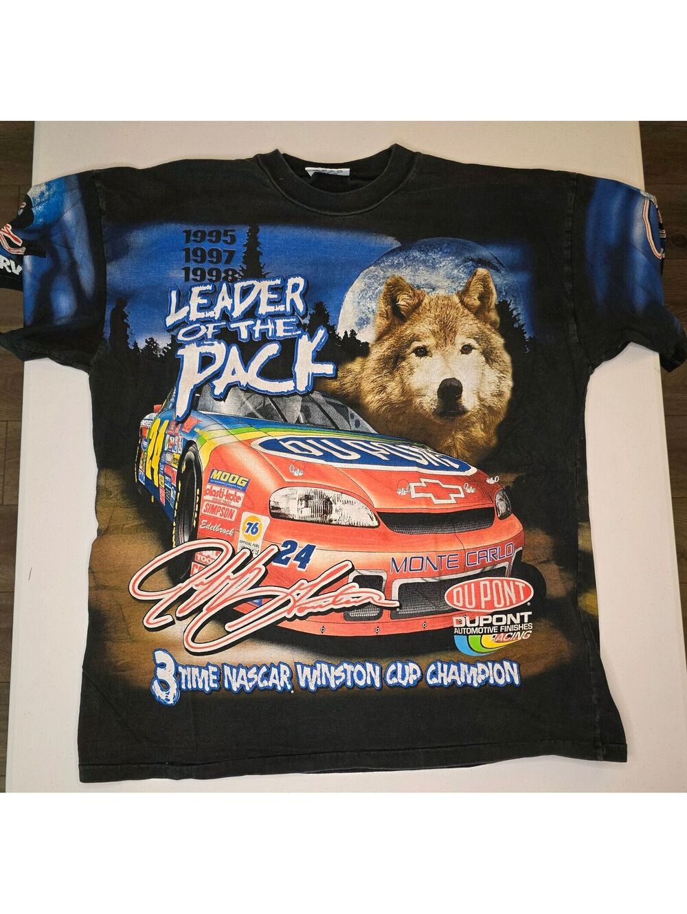1995 Nascar Jeff Gordon "Leader of the Pack" AOP Tee